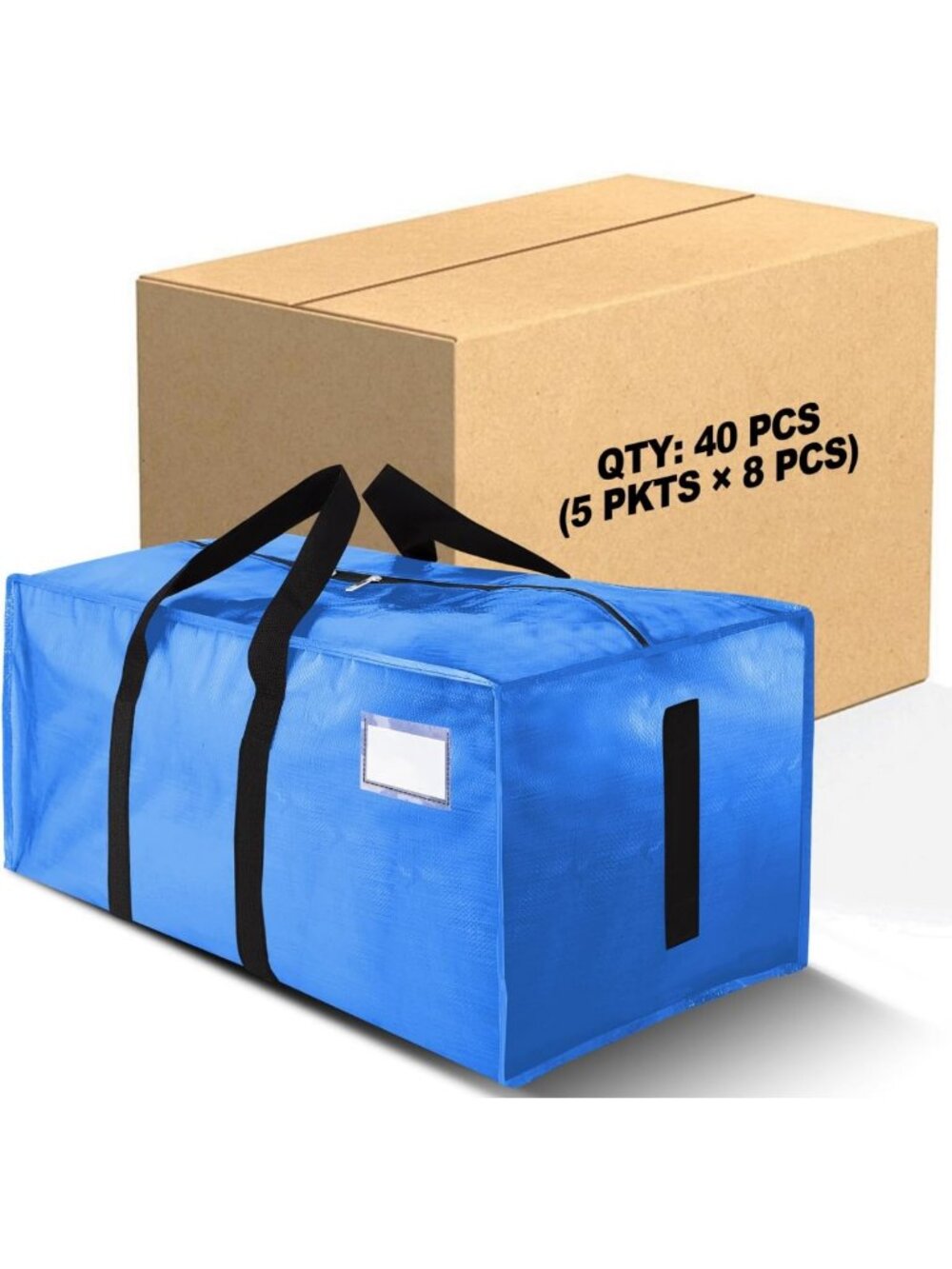 Heavy Duty Moving Bags 200lbs Capacity - Water-Resistant Totes with Strong
